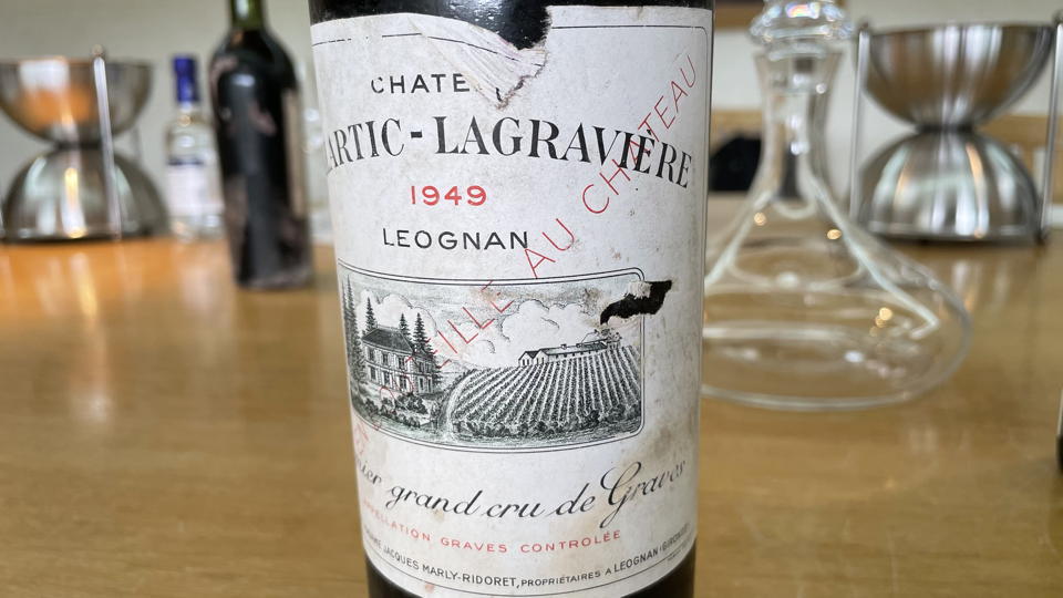 Cellar Favorite 1949 MalarticLagravière (Nov 2021) Vinous Explore