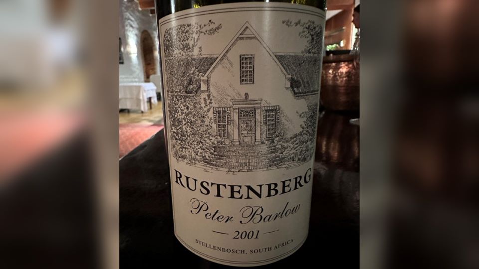 Cellar Favorite: 2001 Rustenberg Peter Barlow (Aug 2024) | Vinous ...