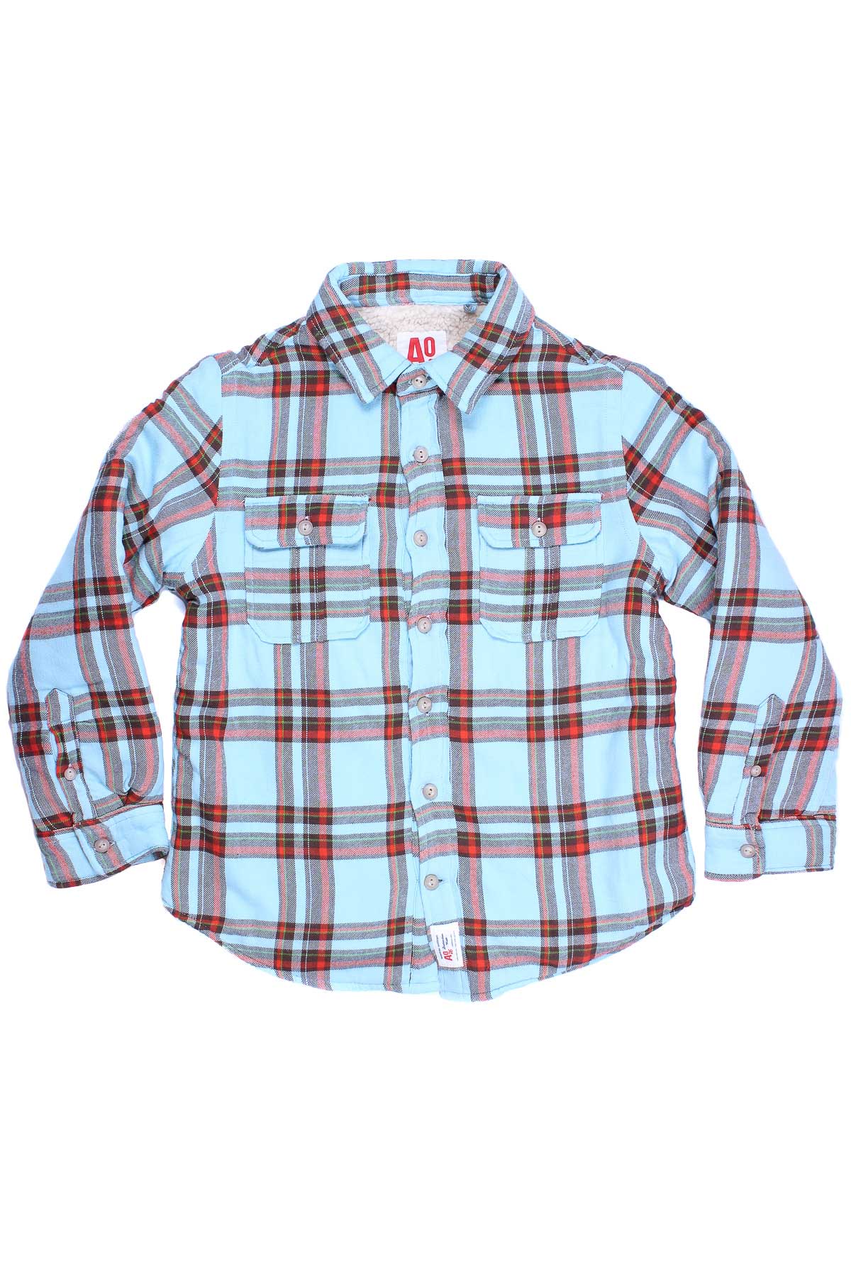 Camicia a quadri in cotone