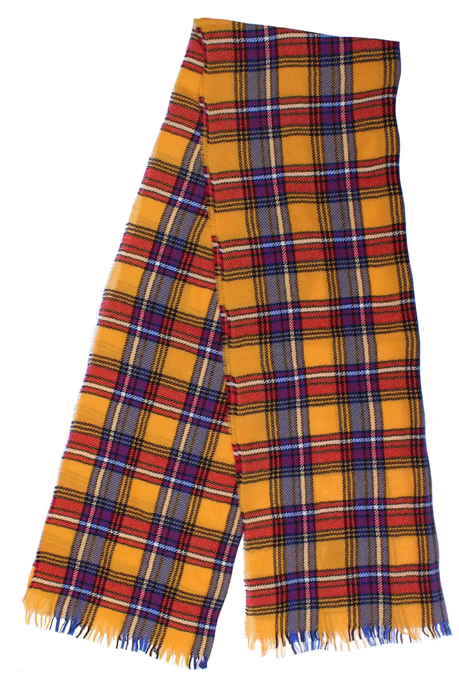 Sciarpa check in lana