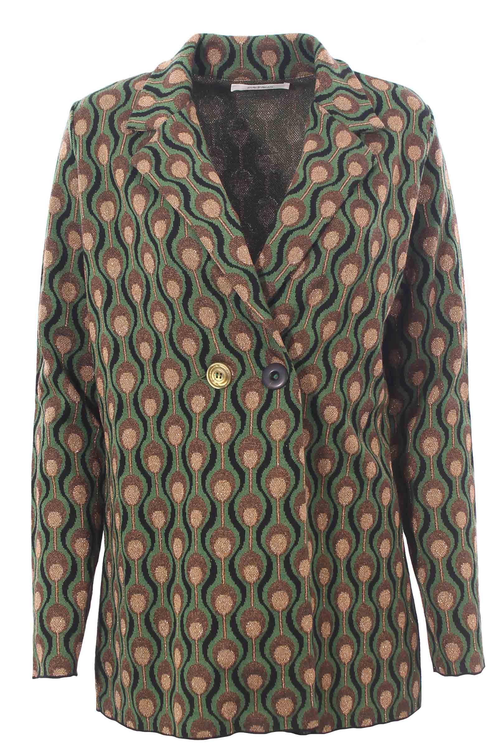 Giacca jacquard doppiopetto