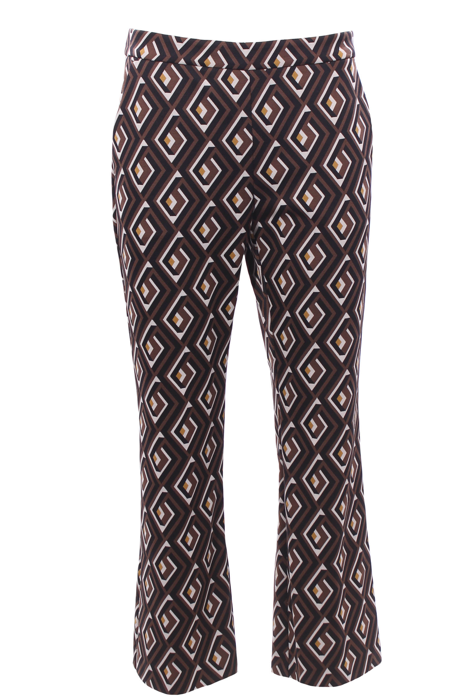 Pantalone jacquard geometrico