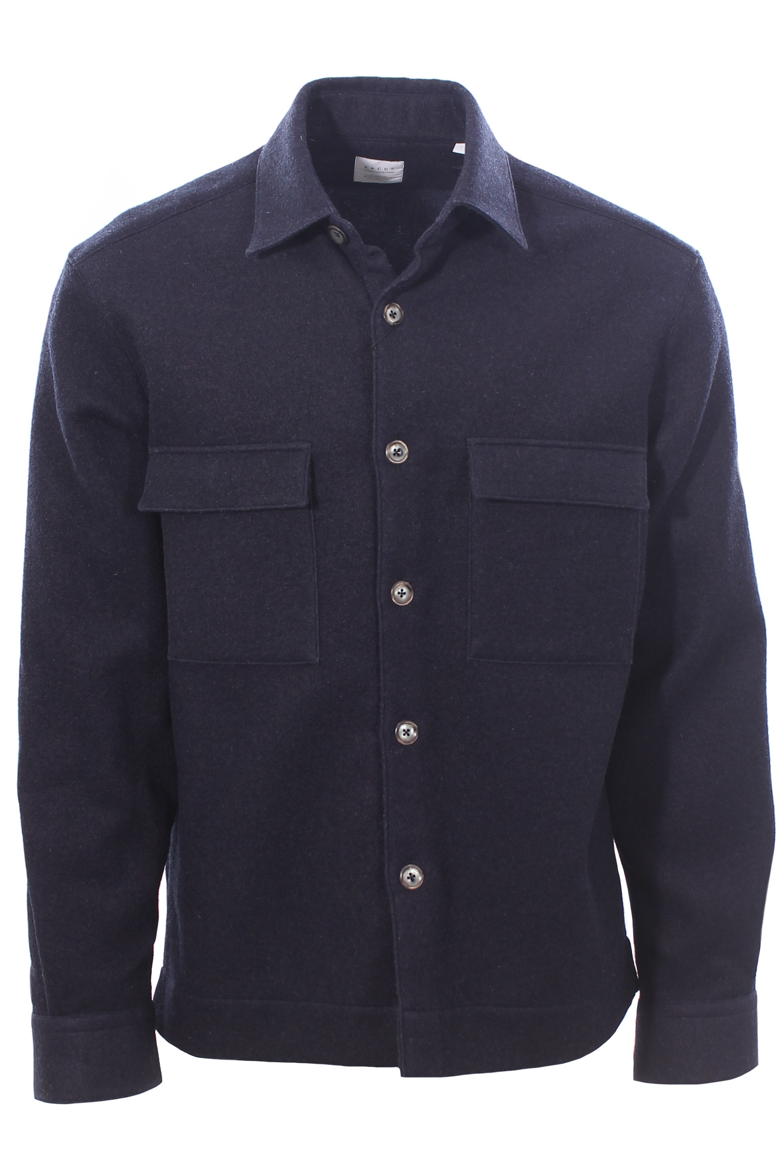 over shirt in panno stampato