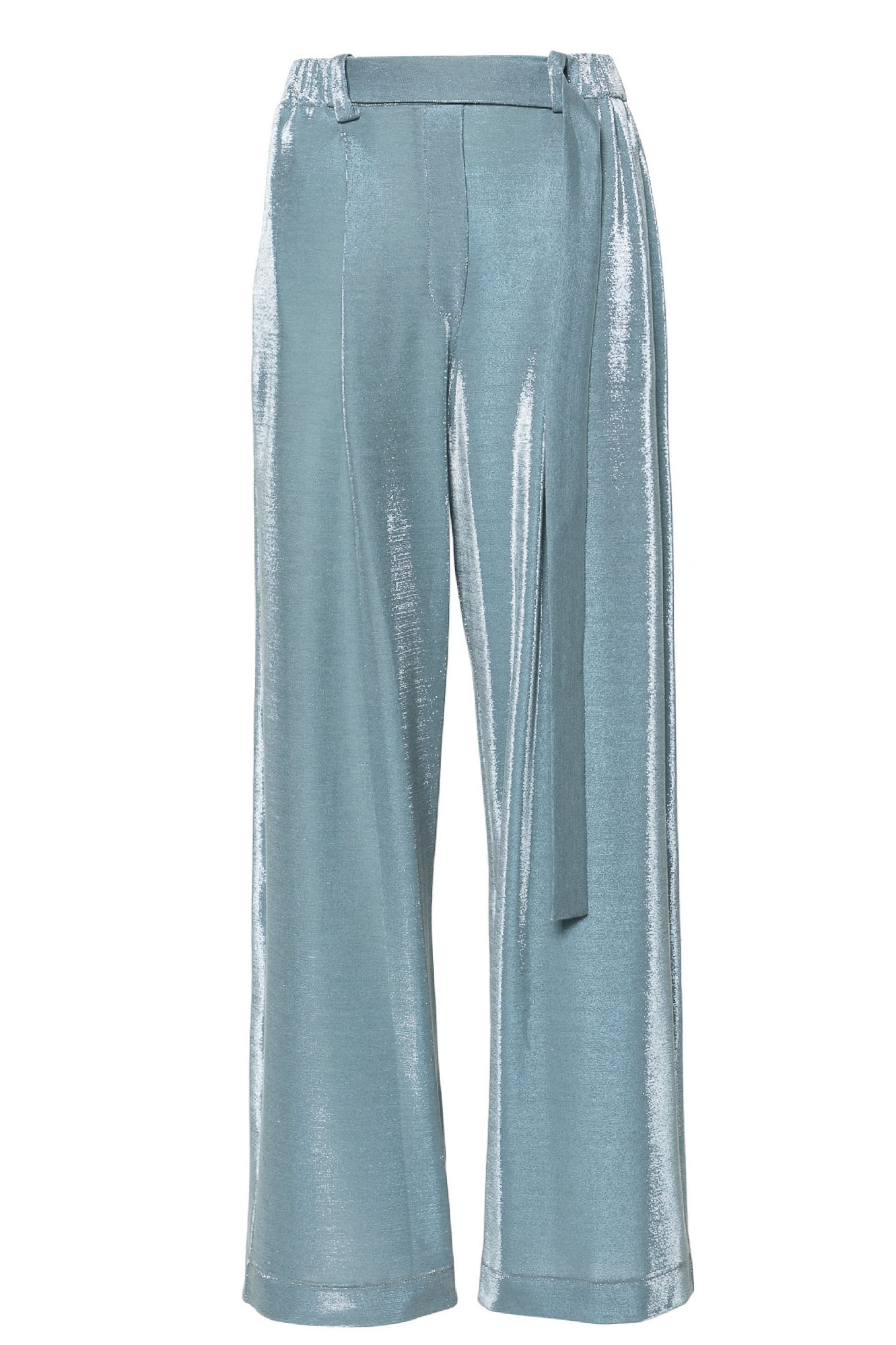 Pantalone gamba larga glittery