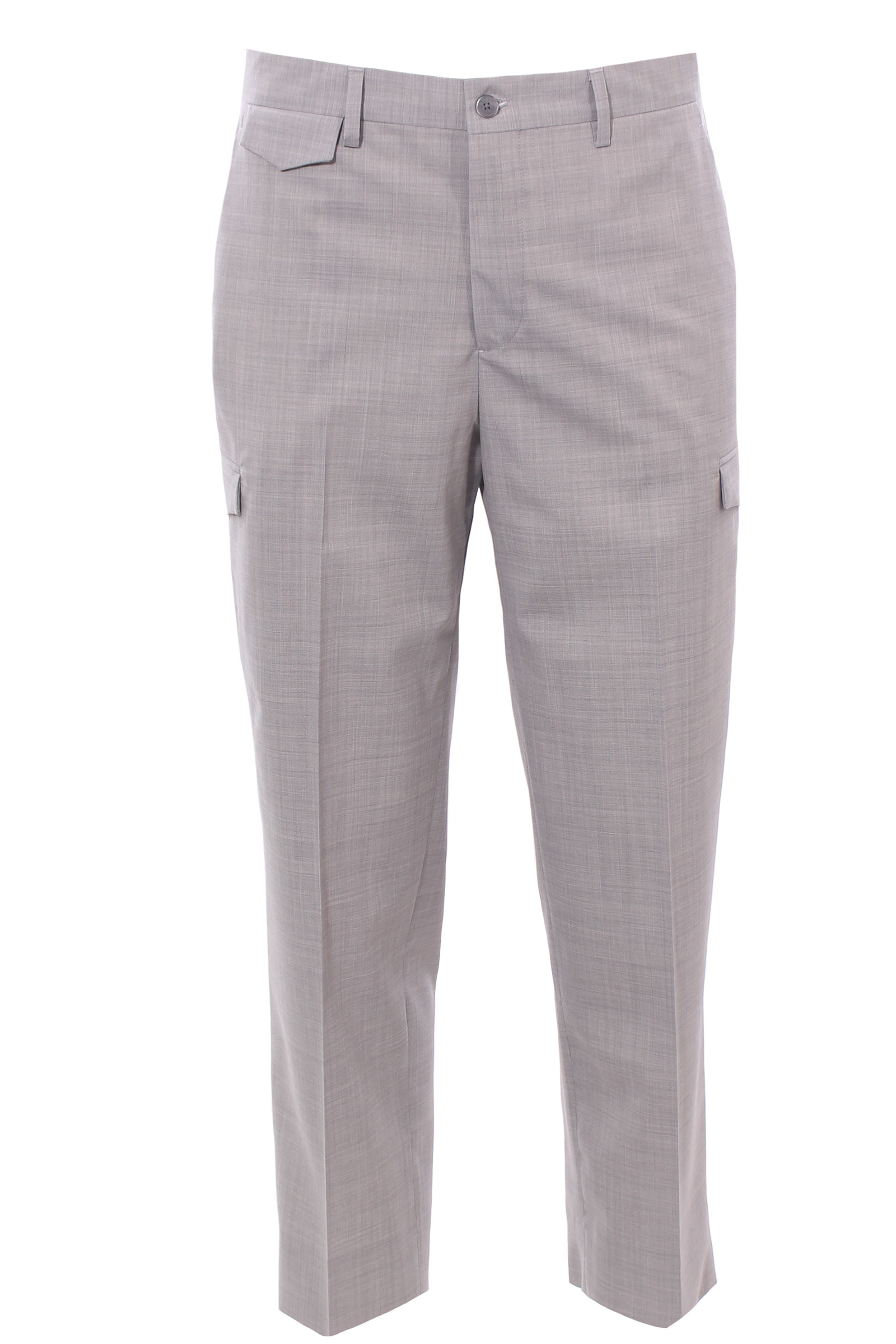 Pantalone cargo in fresco di lana