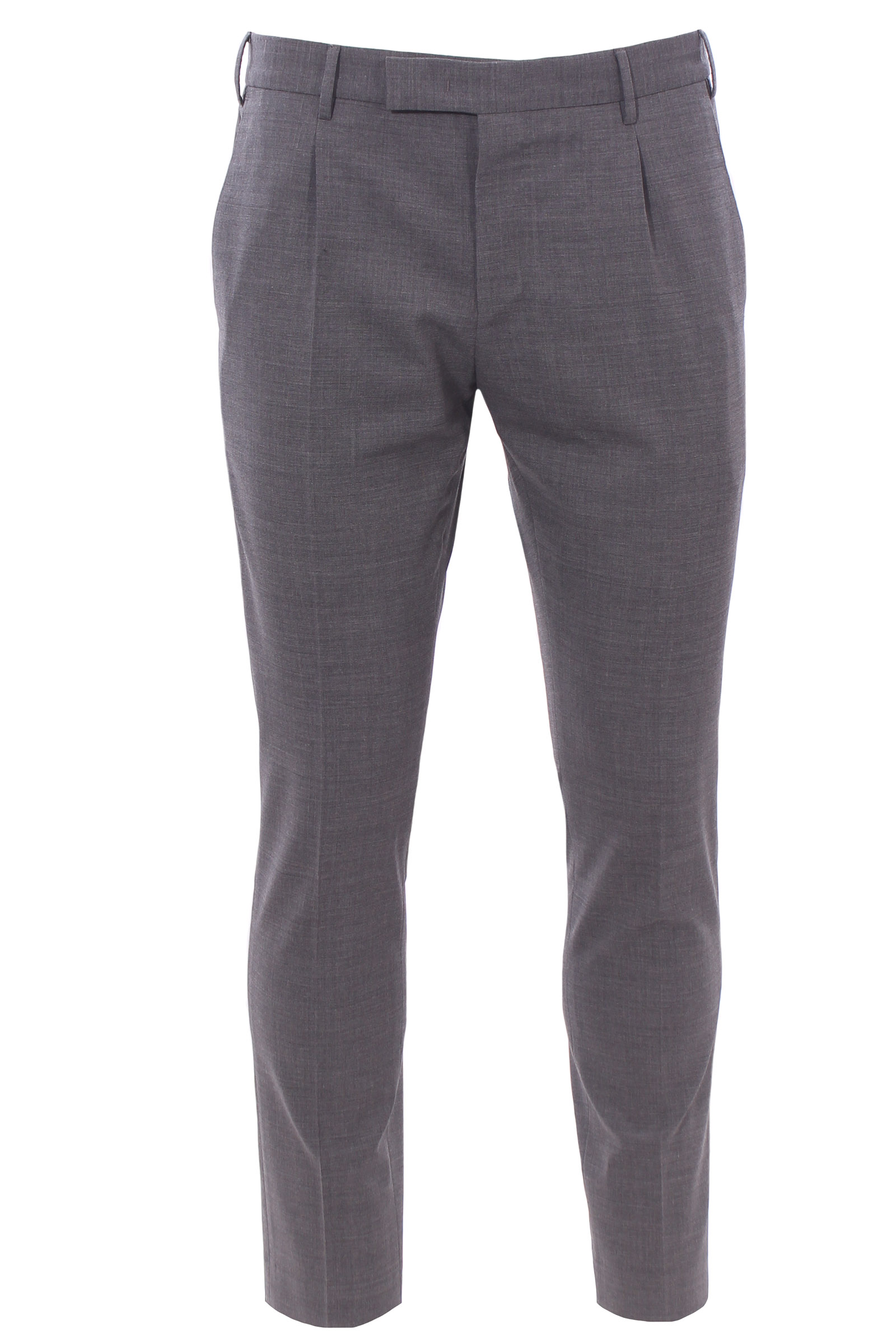 pantalone dieci 1p in tela di lana stretch