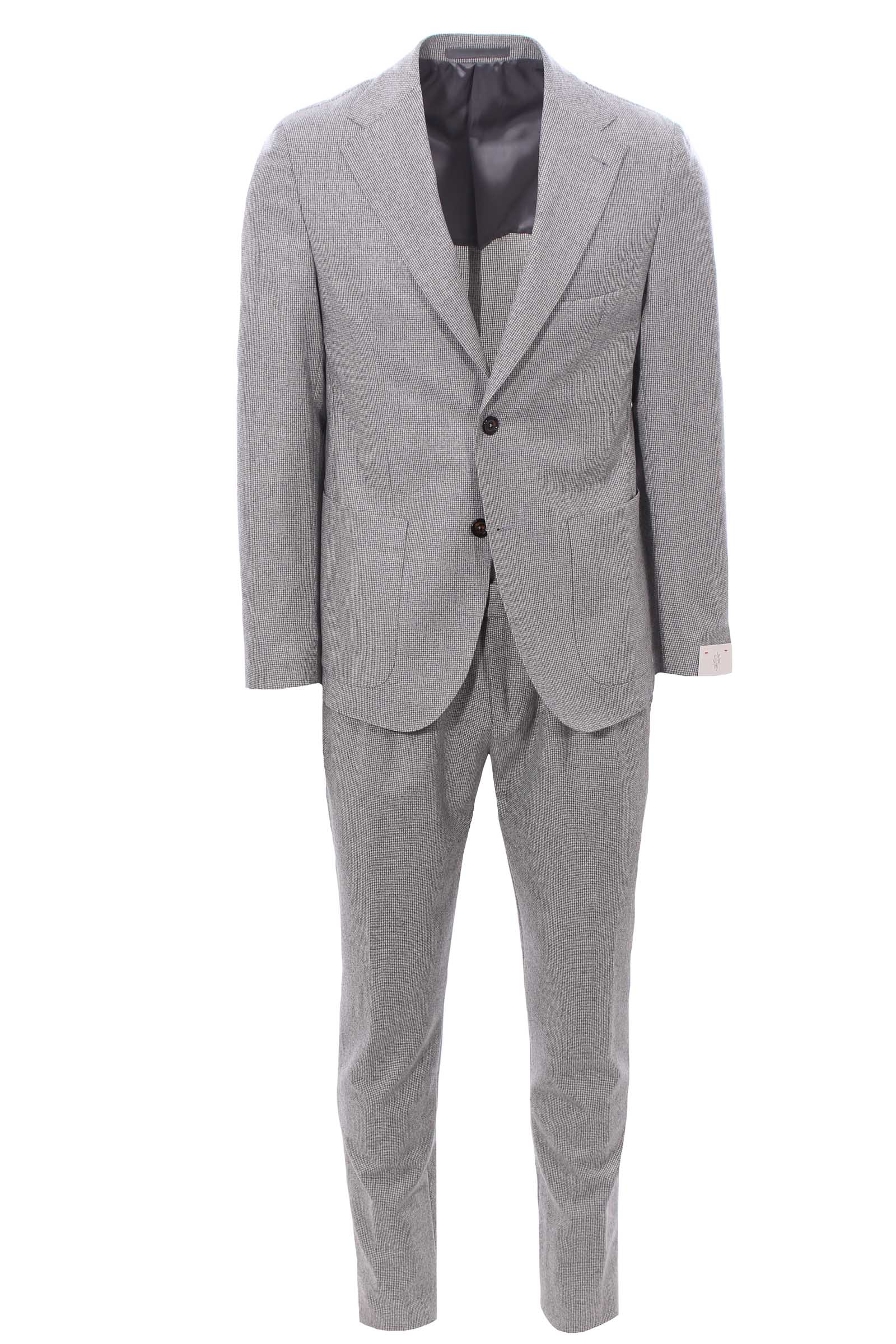 Abito in lana micro pied de poule