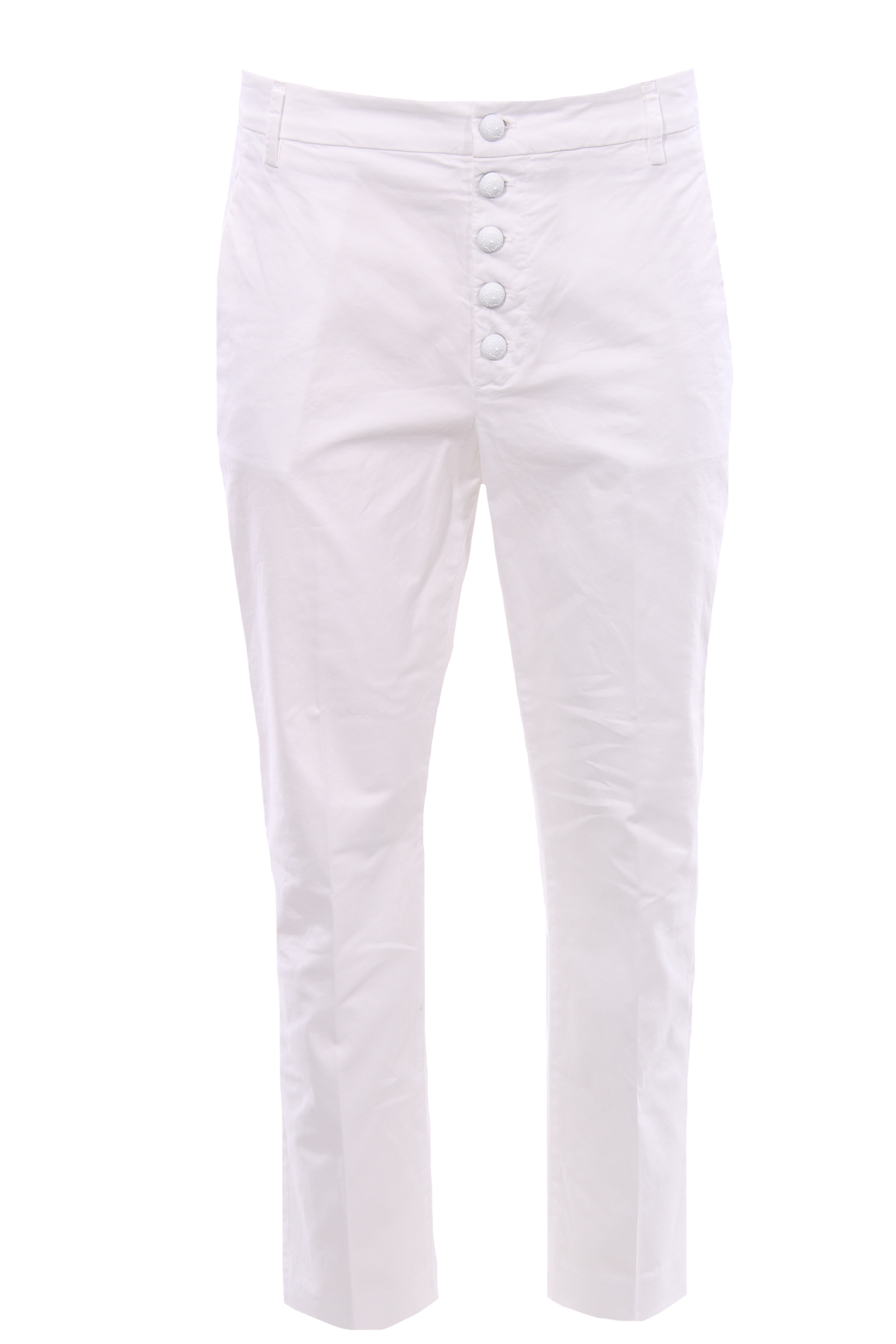 Pantaloni nima con bottoni gioiello