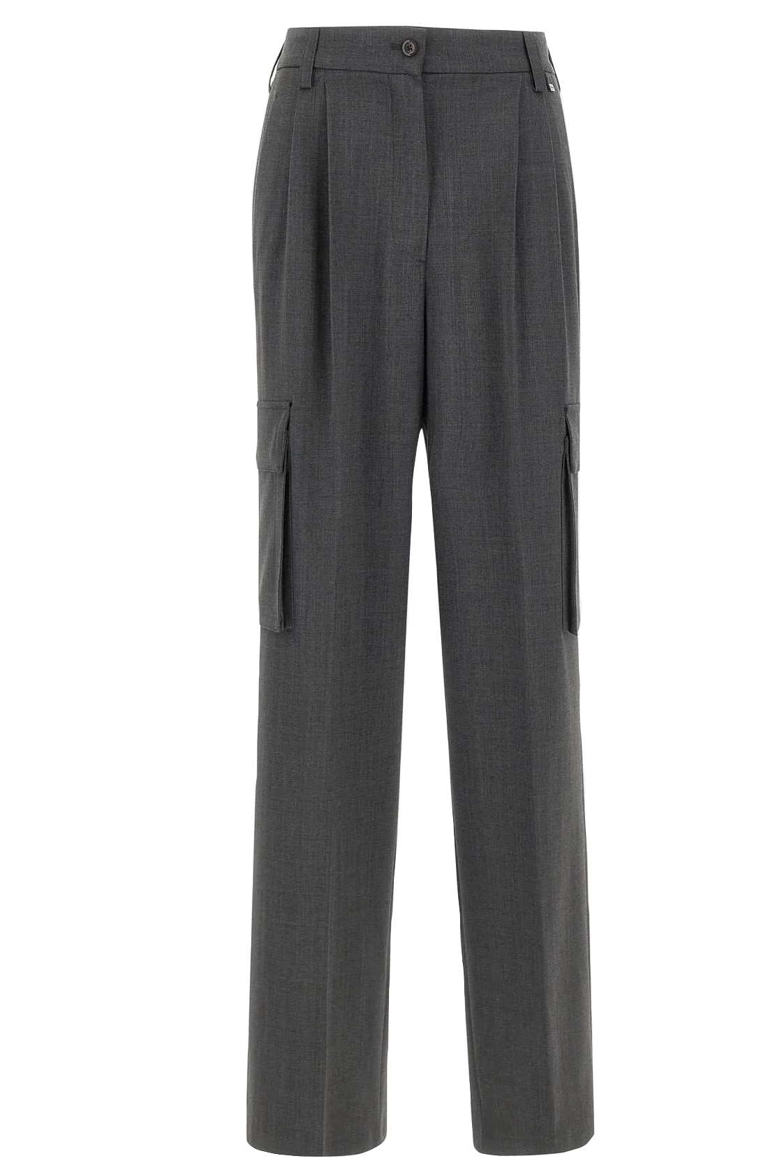 Pantalone cargo in soft wool
