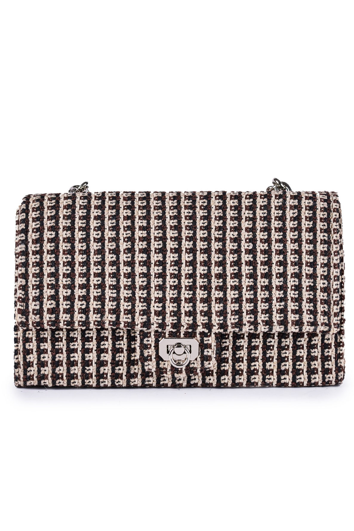 Borsa chanel in ciniglia jacquard