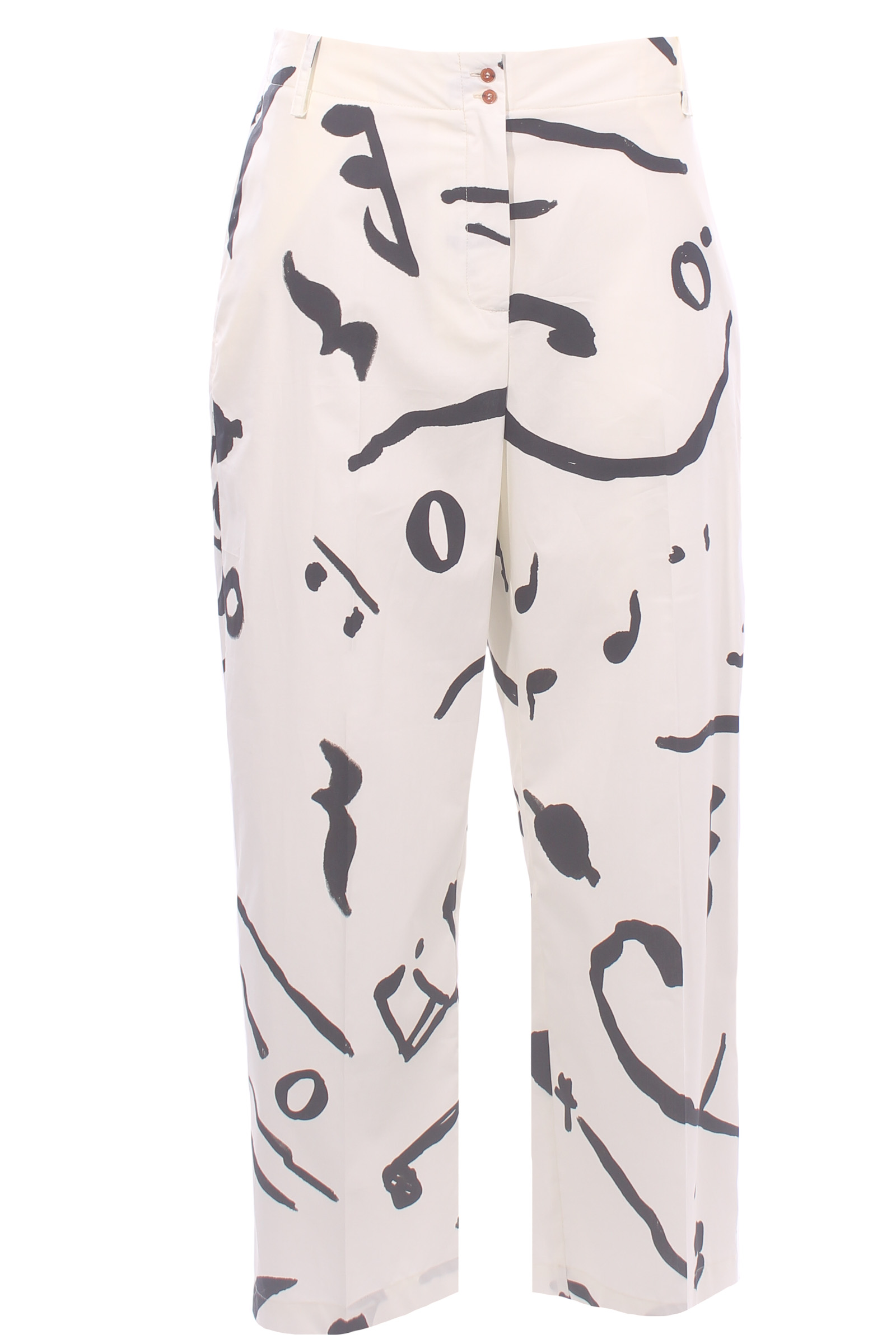 Pantalone printed in cotone stampato