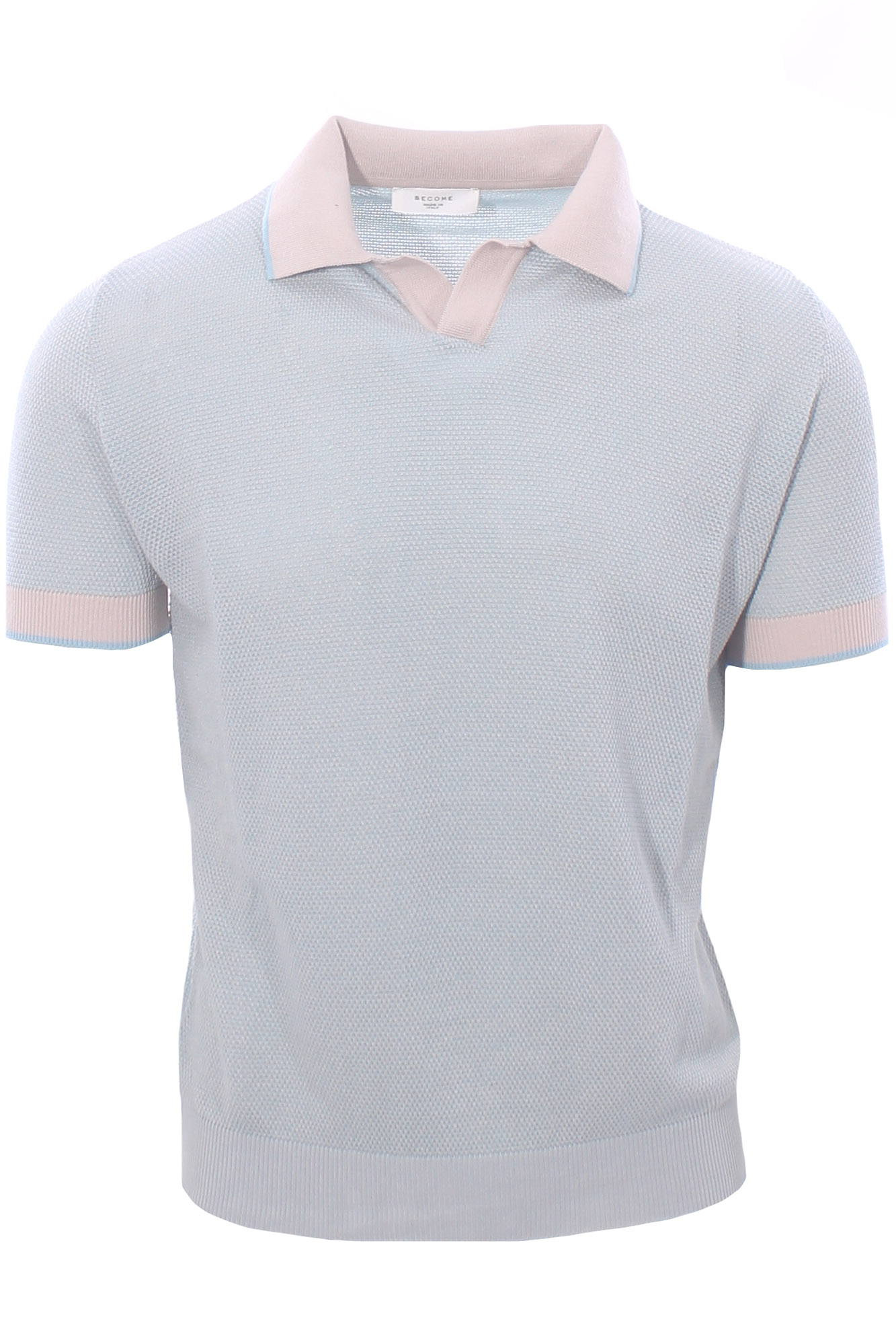 polo skipper cotone con contrasti