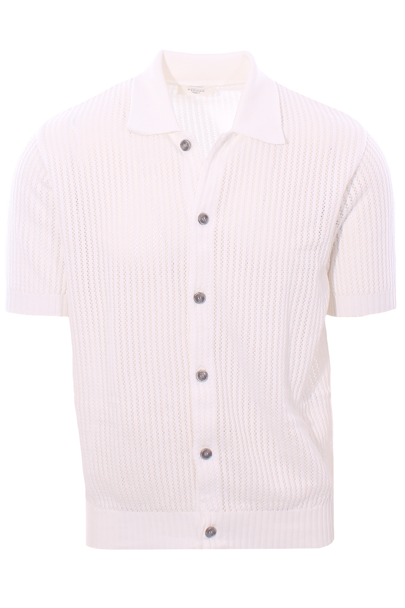 polo camicia cotone traforato