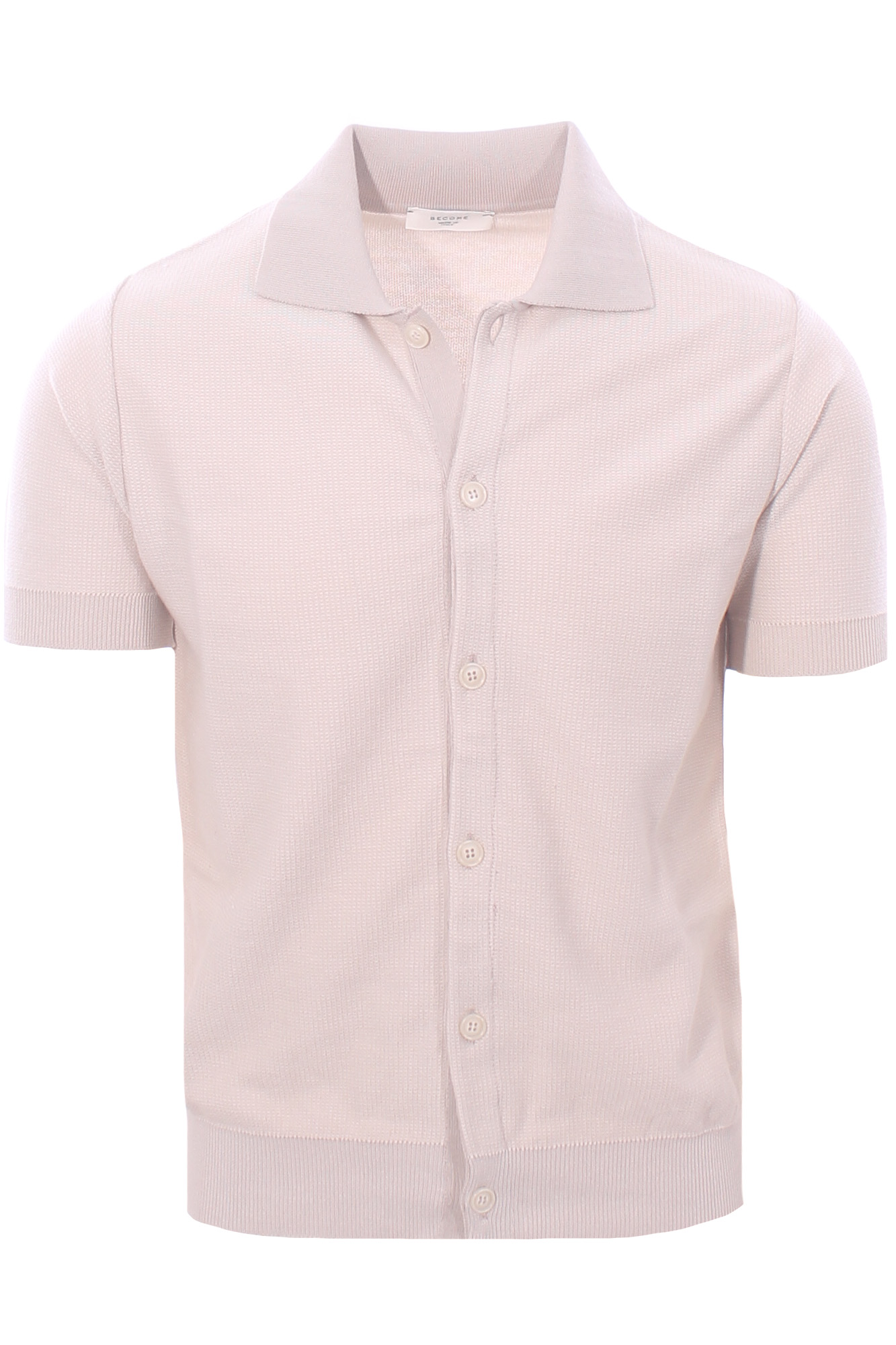 polo camicia cotone operato