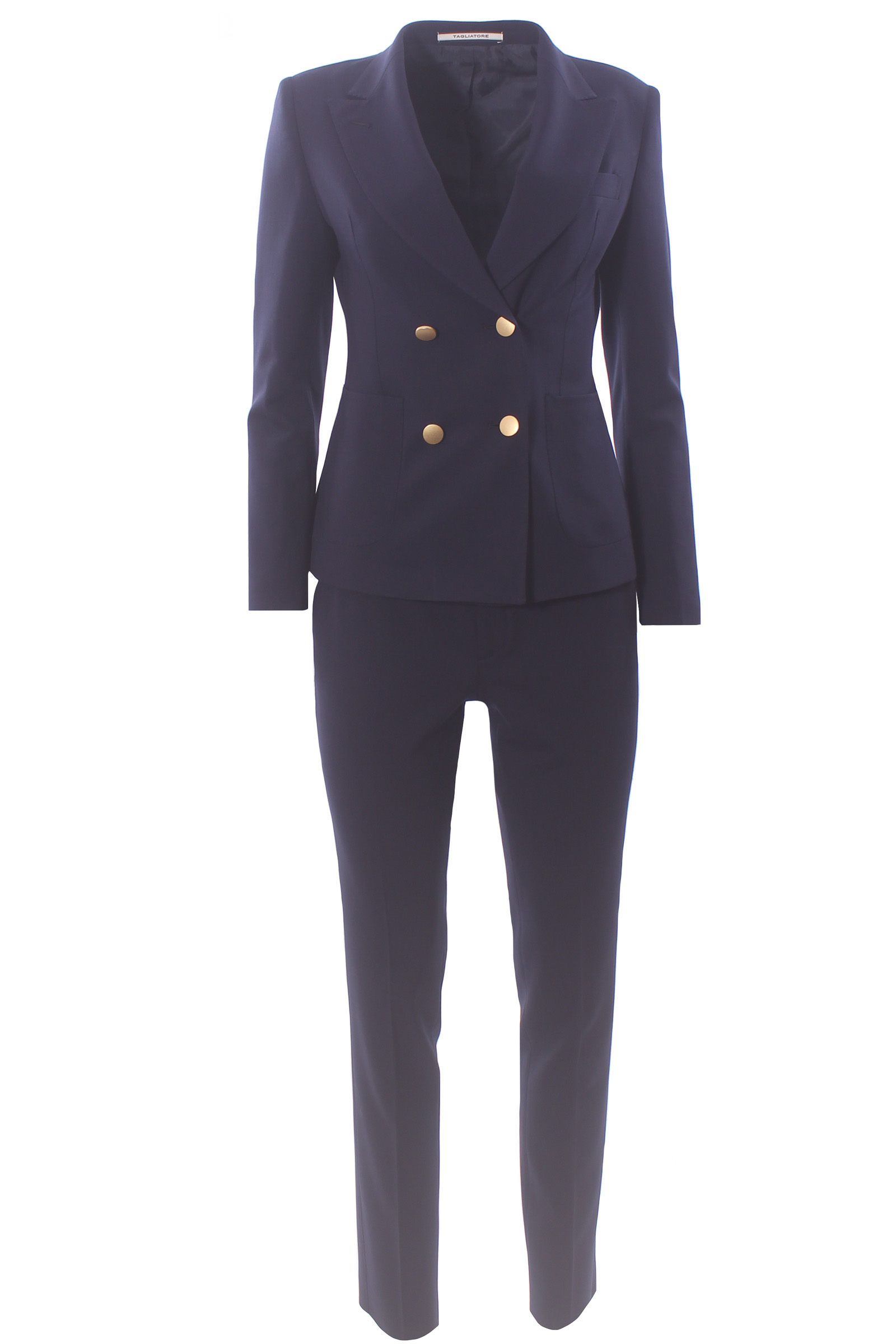 Tailleur Doppiopetto in Viscosa di Lana - Made in Italy