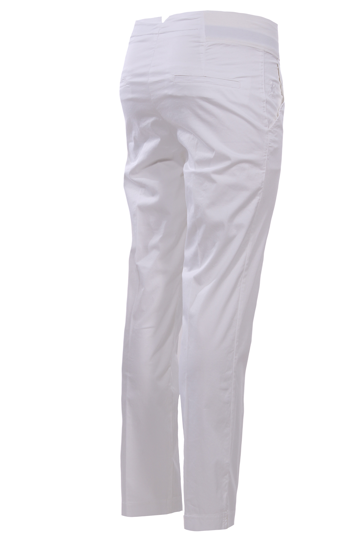 Pantaloni a sigaretta in cotone con elastico - EUROPEAN CULTURE - Virno