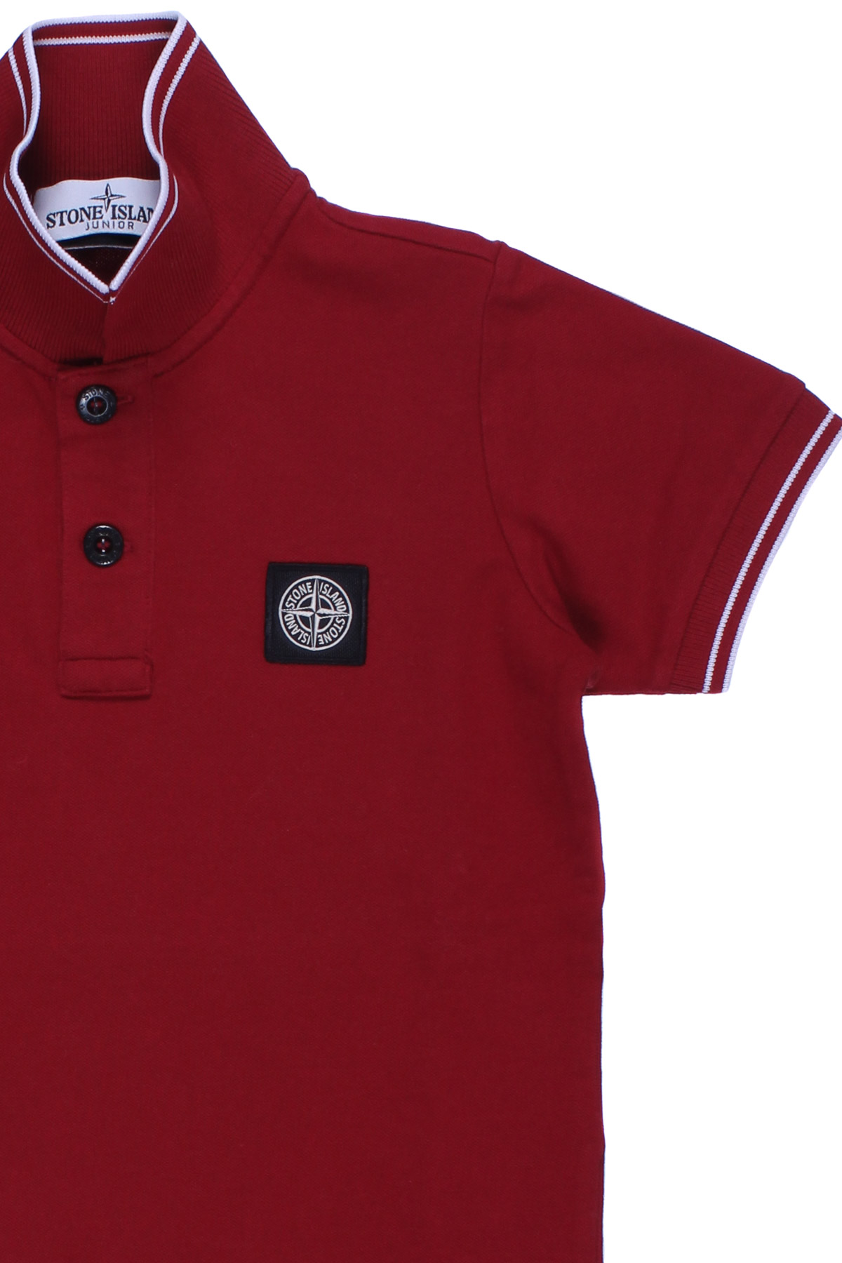 red stone island polo