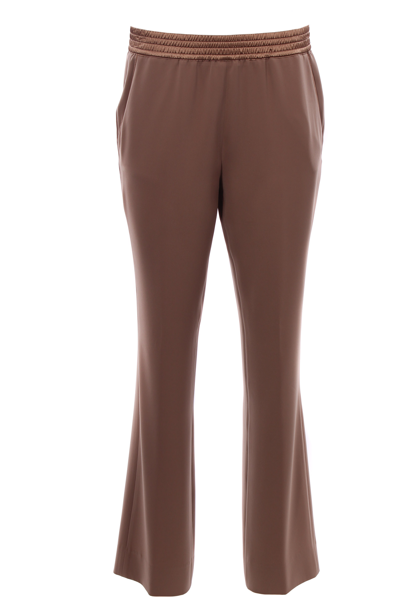 Pantaloni gamba larga con elastico