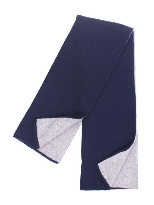 scaldacollo bicolor in cashmere BOYLE | 98BGRIGISSIMO-NOTTURNO