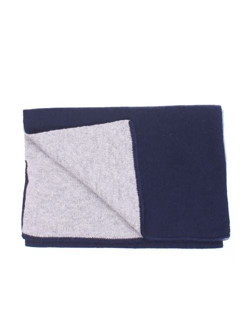scaldacollo bicolor in cashmere BOYLE | 98BGRIGISSIMO-NOTTURNO