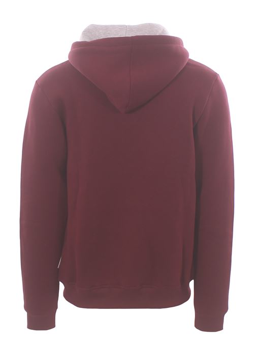 sweatshirt with hood DETWELVE | CU-656BORDEAUX