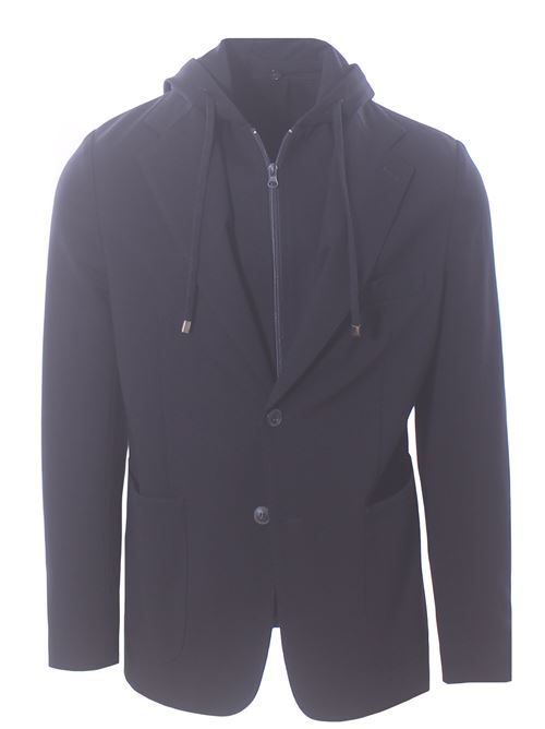 giacca pettorina in jersey tecnico DETWELVE | NF-TWO B JKT G101NAVY