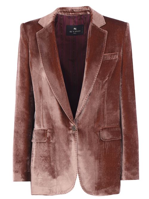 Giacca in velluto monopetto ETRO | WRCA004299TCD01F0052