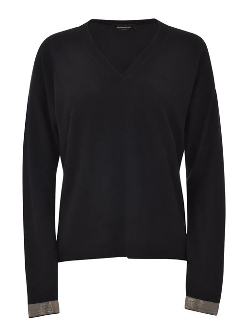 Collo a v in platinum FABIANA FILIPPI | MAD215F091L517825