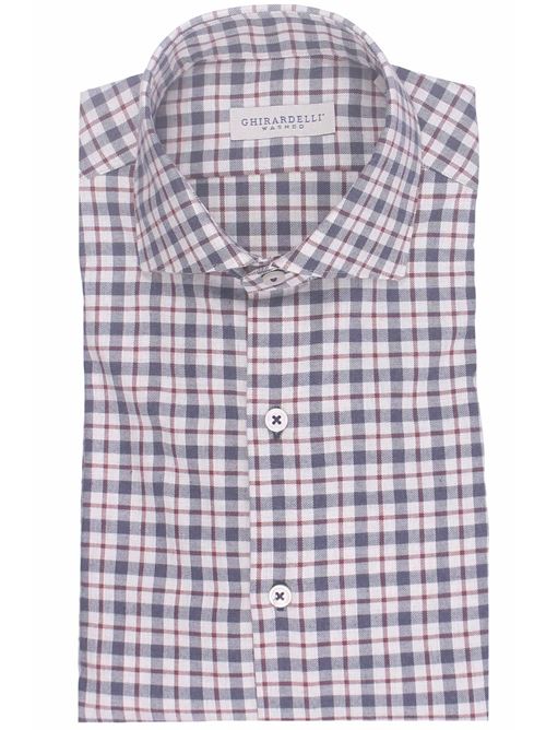 camicia check in flanella di cotone GHIRARDELLI | L7113-B43804