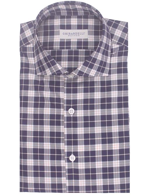 camicia galles in cotone twill GHIRARDELLI | L7116-B43802