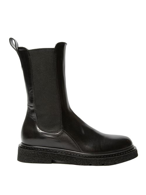Stivaletto in nappa con elastici GUGLIELMO ROTTA | KEITHNAPPABLACK