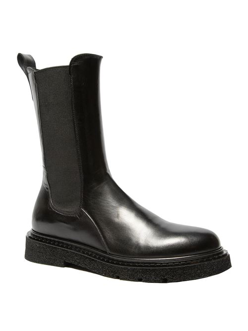 Stivaletto in nappa con elastici GUGLIELMO ROTTA | KEITHNAPPABLACK