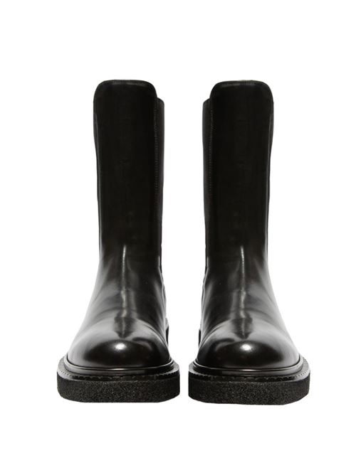 Stivaletto in nappa con elastici GUGLIELMO ROTTA | KEITHNAPPABLACK