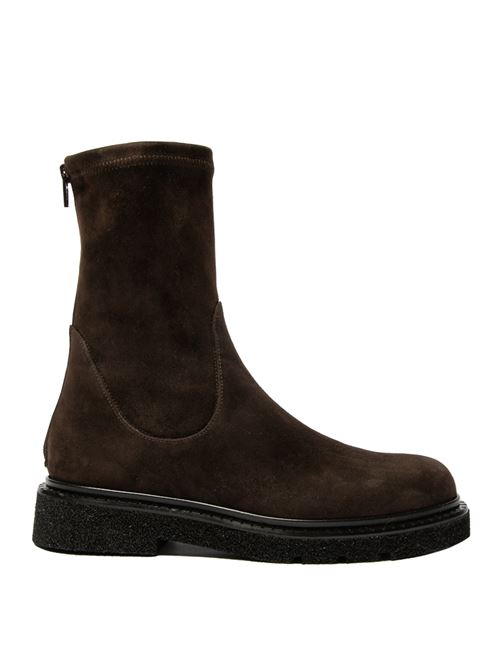 Stivaletto in camoscio con zip GUGLIELMO ROTTA | KRISALYNCAMOSCIOEBONY