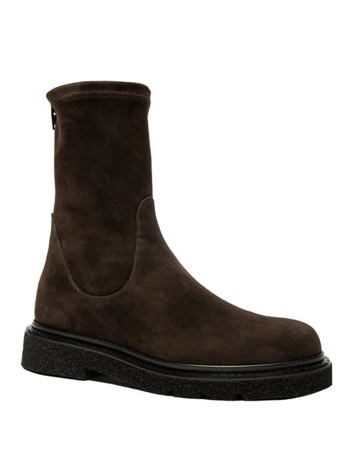 Stivaletto in camoscio con zip GUGLIELMO ROTTA | KRISALYNCAMOSCIOEBONY