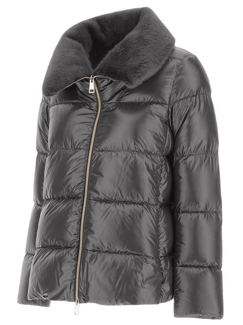 Giubbino in nylon ultralight e lady alternative fur HERNO | PI001923D12017Z9480