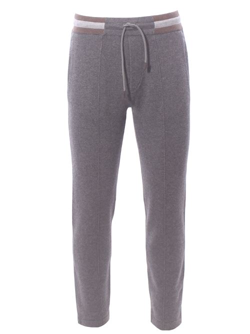 pantalone felpa in lana e cashmere LA FILERIA | 5713319648072