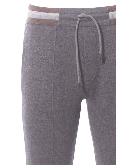 pantalone felpa in lana e cashmere LA FILERIA | 5713319648072