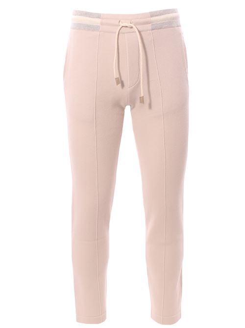 pantalone felpa in lana e cashmere LA FILERIA | 5713319648113