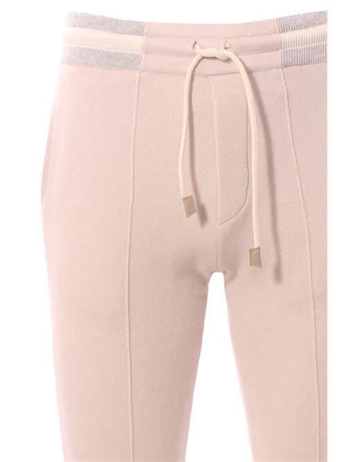 pantalone felpa in lana e cashmere LA FILERIA | 5713319648113
