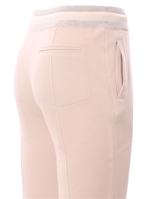 pantalone felpa in lana e cashmere LA FILERIA | 5713319648113