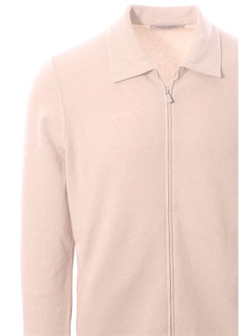 felted cashmere full zip LA FILERIA | 5715120206113