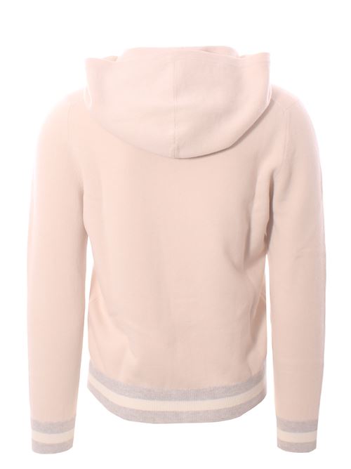 wool and cashmere full zip with hood LA FILERIA | 5718019648113