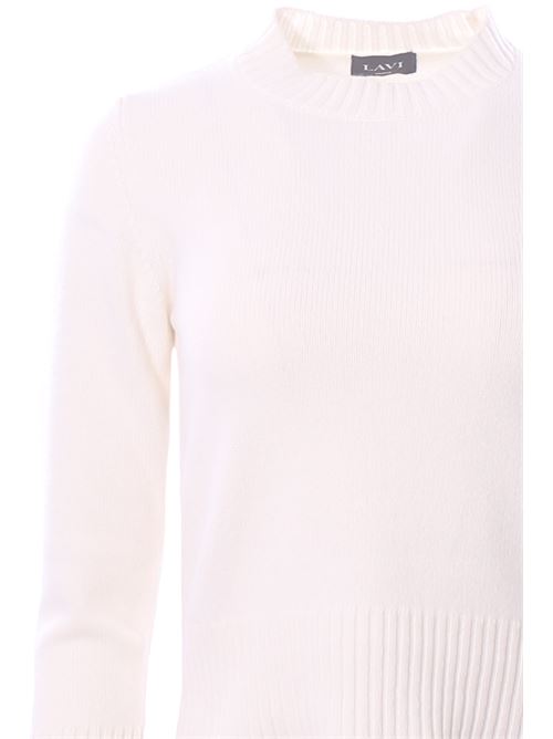 wool silk and cashmere crew neck LAVI | BF6WD019TES09364334