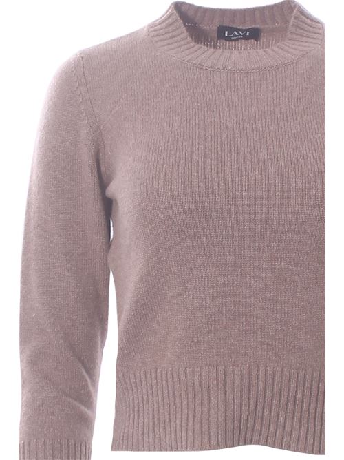 wool silk and cashmere crew neck LAVI | BF6WD019TES09364429
