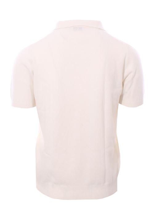 short sleeve knitted polo MAGAZZINO RICAMBI | 630PANNA