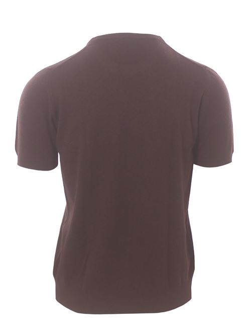 short sleeve knitted crew neck MAGAZZINO RICAMBI | 631MARRONE