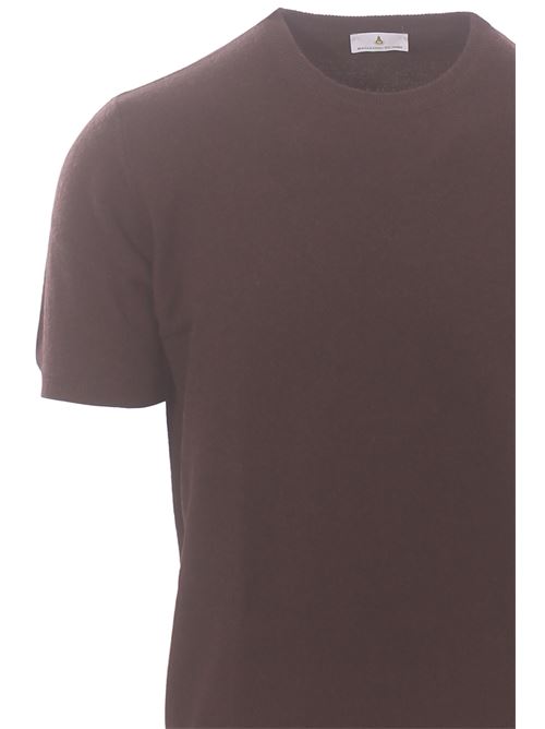short sleeve knitted crew neck MAGAZZINO RICAMBI | 631MARRONE