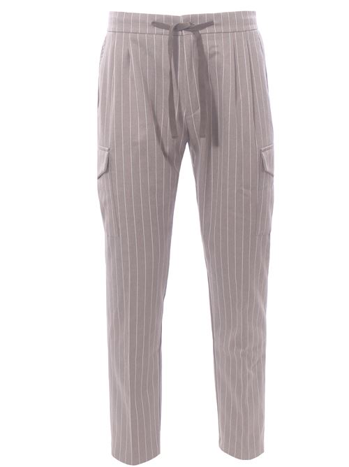 jersey wool striped combat pants MARTIN ZELO | P-DINO/TPA01