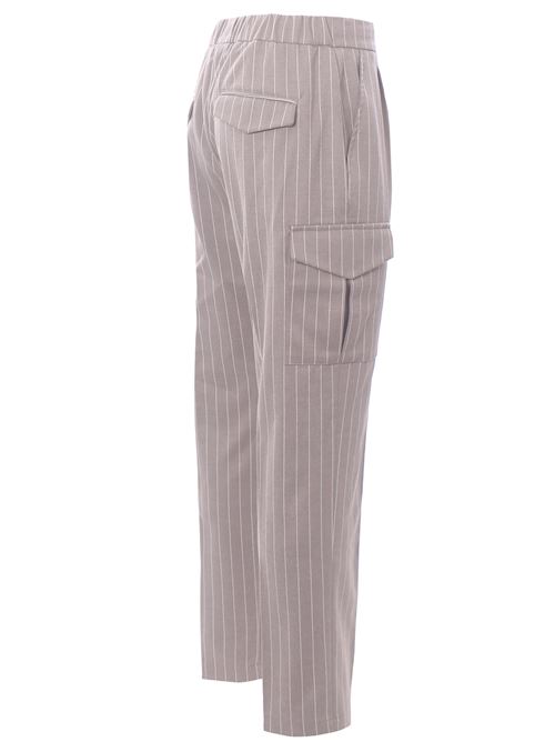 jersey wool striped combat pants MARTIN ZELO | P-DINO/TPA01